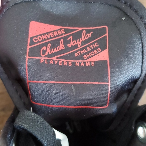 NWOB Converse All Star Sneakers Black - Picture 6 of 8